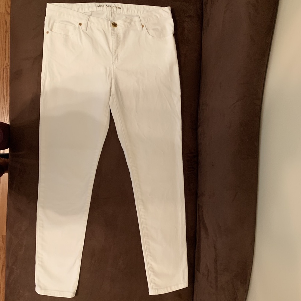 Michael Kors White Skinny Jeans